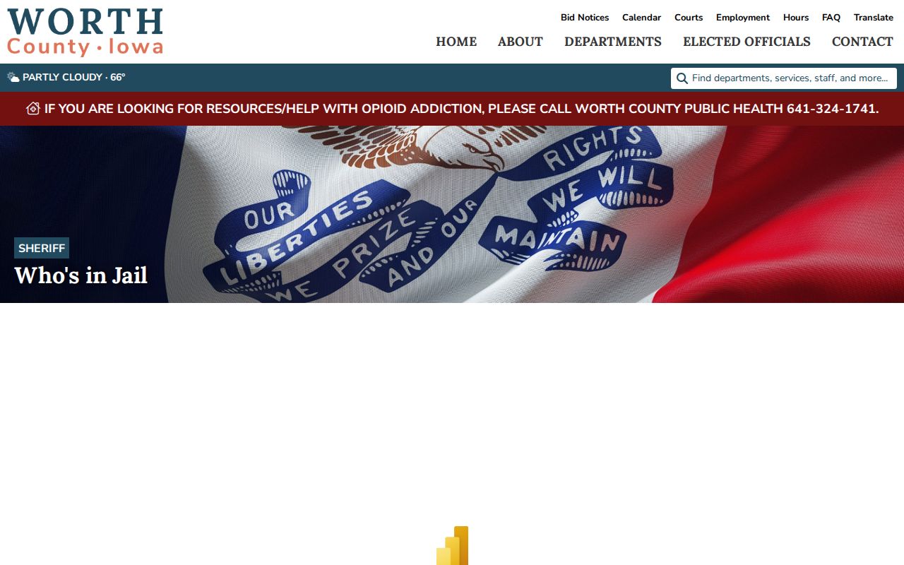 Worth County arrest search on the official recent arrests page