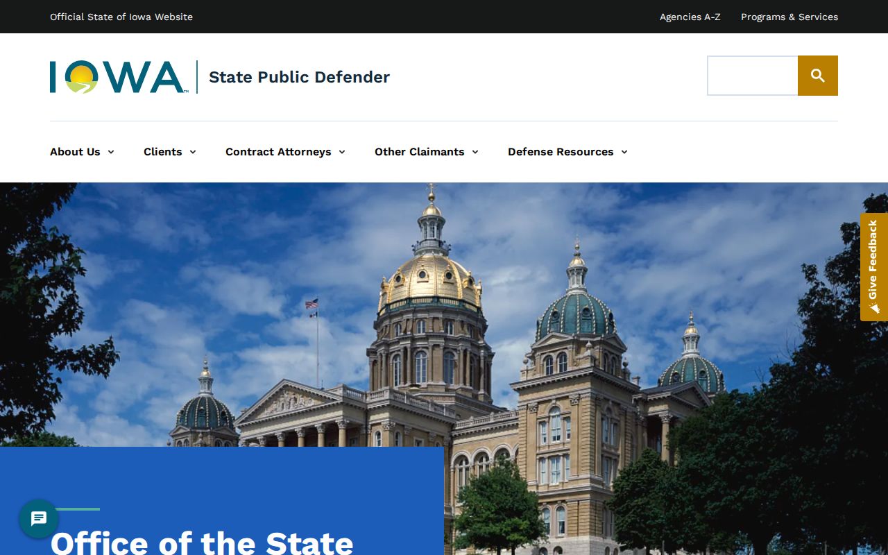 Worth County criminal court case resource from the Iowa State Public Defender
