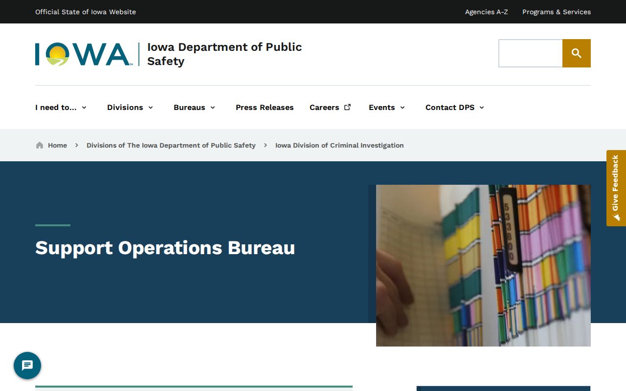 Worth County criminal history DCI fingerprint repository source