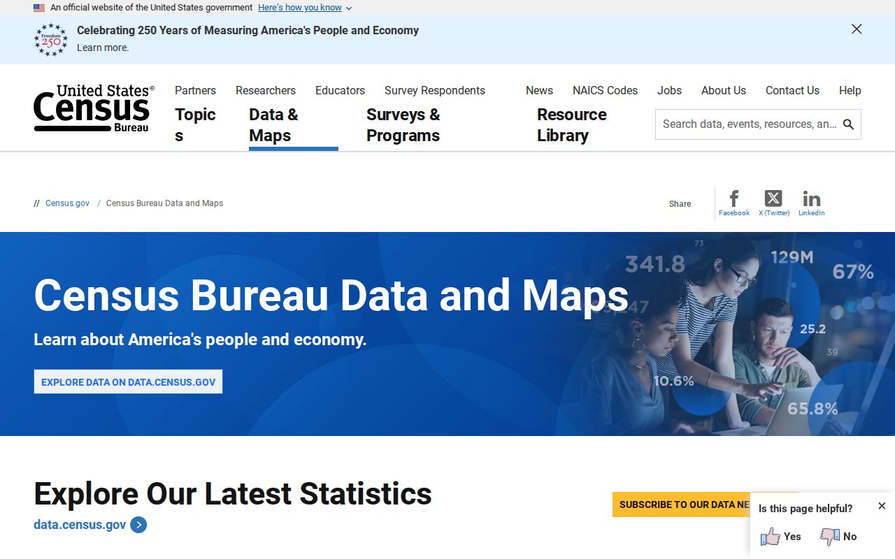 Kensett criminal records and official Census data source