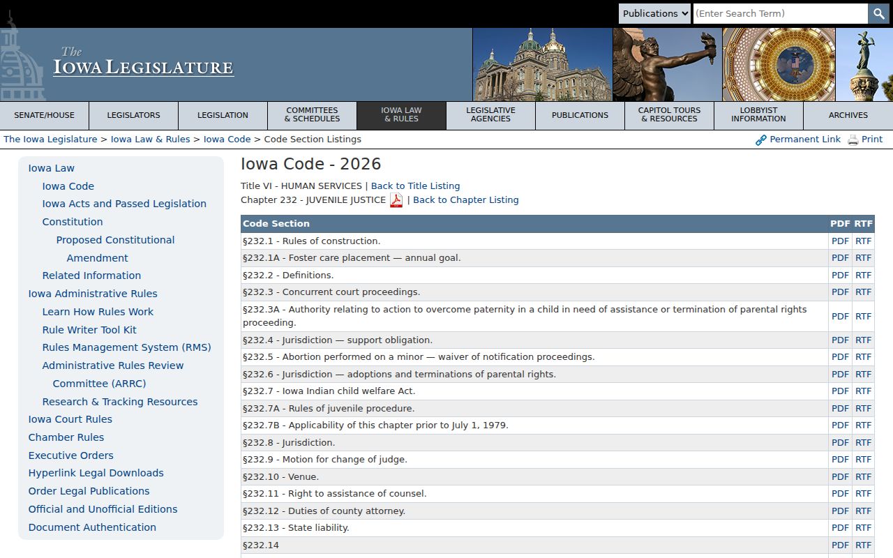 Iowa juvenile confidentiality law affecting Worth County registry records